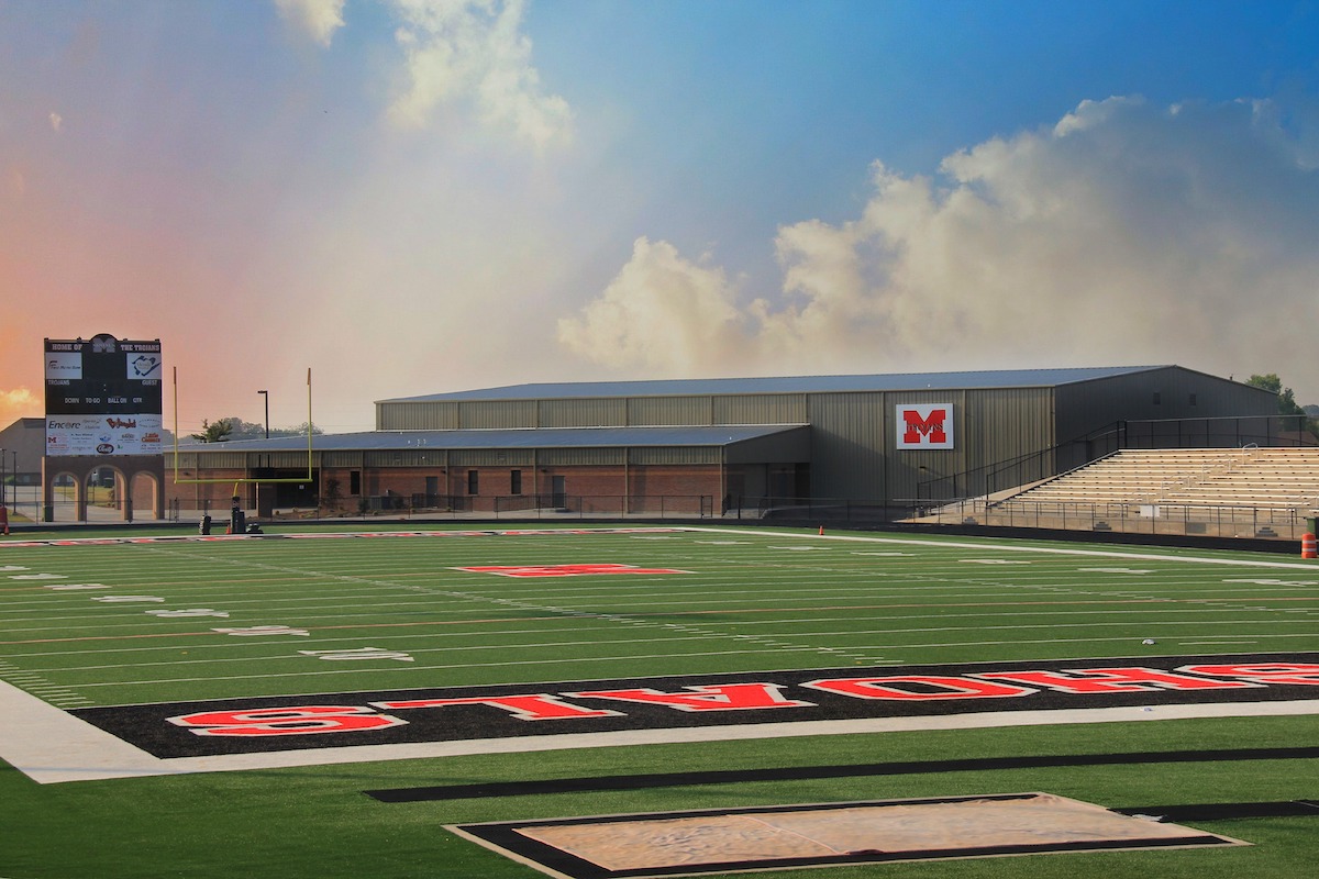 Bigbee Steel Buildings - Project Muscle Shoals Football Field